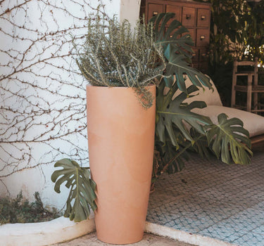 BAMBU gekleurde bloempot 90