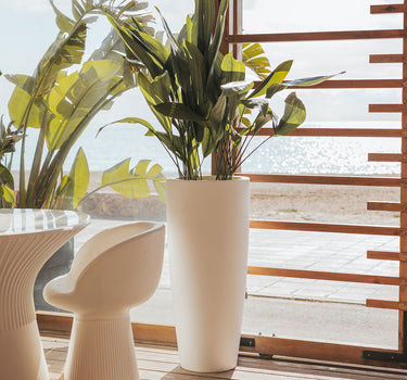 BAMBU gekleurde bloempot 90