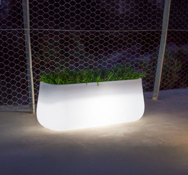 Lange plantenbak met licht CAMELLIA LARGE