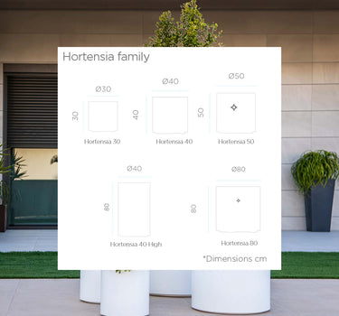 Ronde bloempot Hortensia 30
