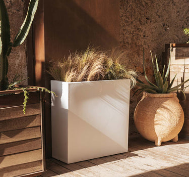 Rechthoekige bloempot JUNCO 80