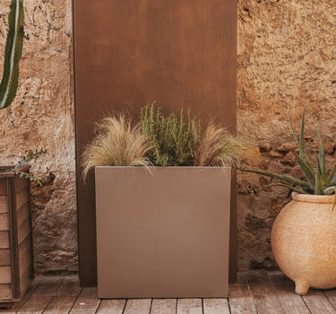 Rechthoekige bloempot JUNCO 80