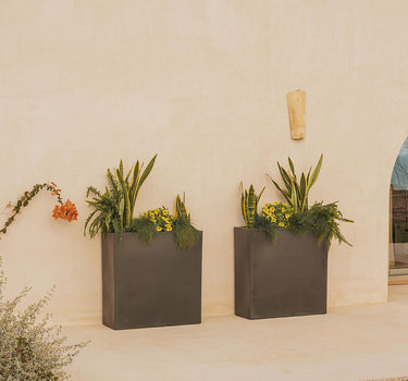 Rechthoekige bloempot JUNCO 80