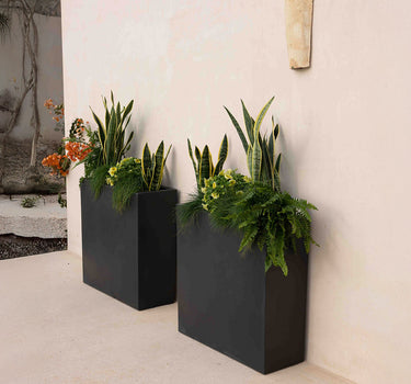 Rechthoekige bloempot JUNCO 80