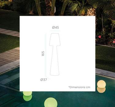 CIRCOOLAR VLOERLAMP LOLA 165 Gerecycled materiaal