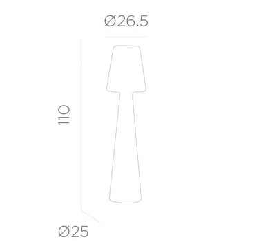 STAANDE LAMP LOLA 165