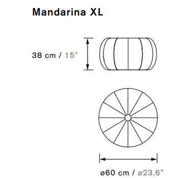 Mandarijn stoel