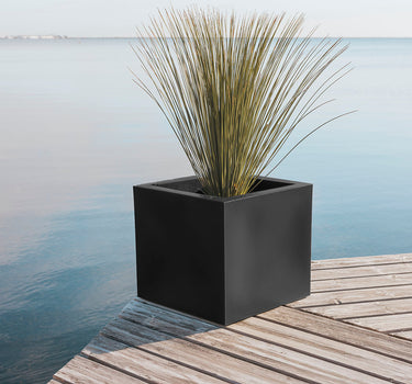 Vierkante bloempot in NARCISO 50