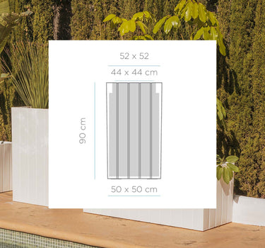 Hoge plantenbak OLIVO HIGH
