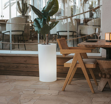 PALMA 70 ronde plantenbak met licht