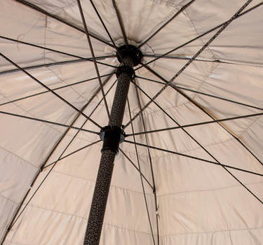 Hawaiiaanse stalen buitenparasol ø220 x 230cm