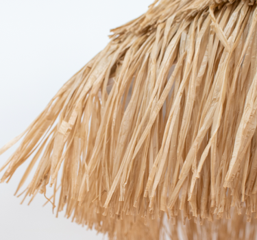 Hawaiiaanse stalen buitenparasol ø220 x 230cm