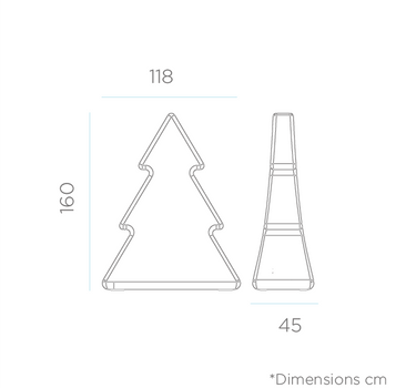 PINUS 160 GROENE KERSTBOOM
